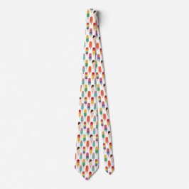 Corbata Bright Summer Popsicle Pattern