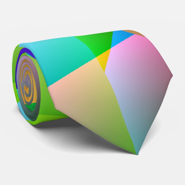 Corbata Brillante abstracto (Enrollado)