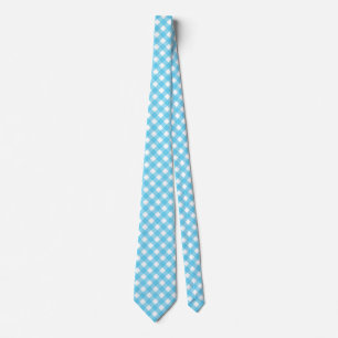 Corbata Brillante azul ceruleano