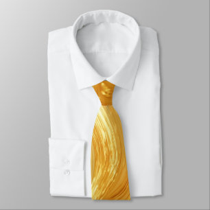 Corbata Brillo dorado