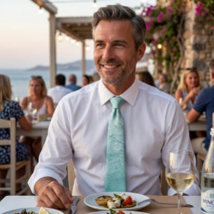 Corbata Brisa de olas del océano