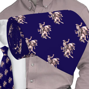 Corbata Bronce del Rodeo Occidental de Cowboy en bronce