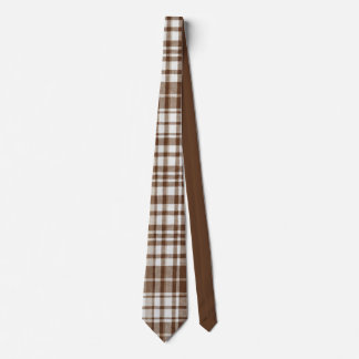 Corbata Brown Plaid