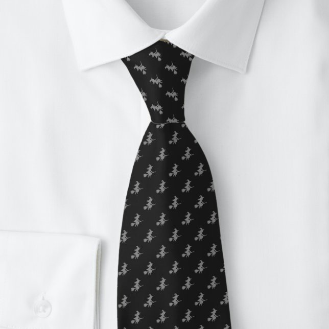 Corbata Bruja Negra de Halloween (Subido por el creador)