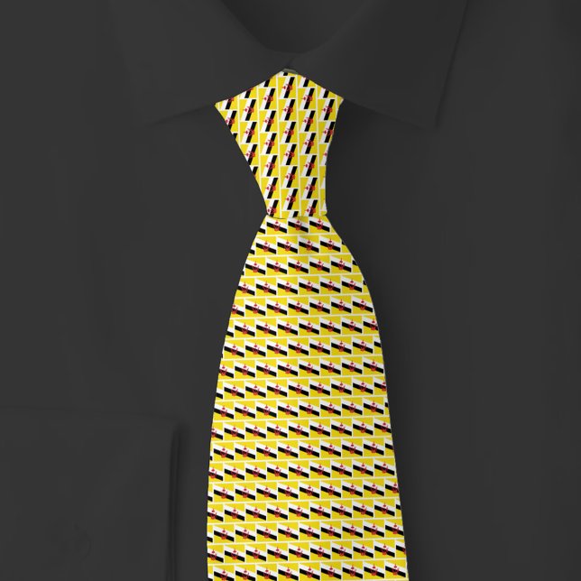 Corbata Brunei Flag Brick Pattern (Subido por el creador)