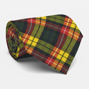Corbata Buchanan original moderno escocés Tartán