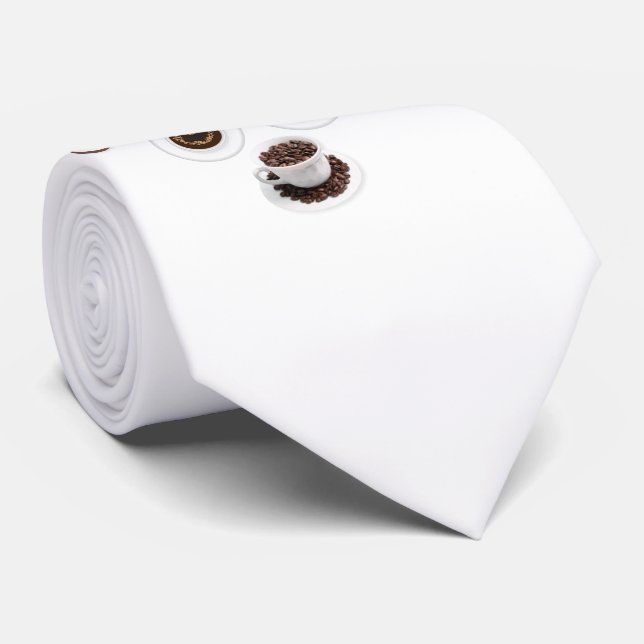 Corbata Buenos días con café (Enrollado)