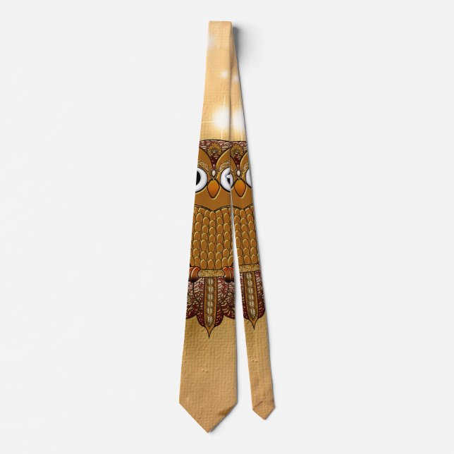 Corbata Búho de oro maravilloso (Anverso)