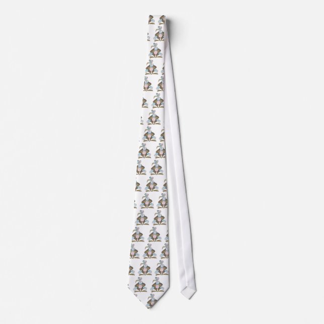 Corbata buitre divertido y tonto (Anverso)