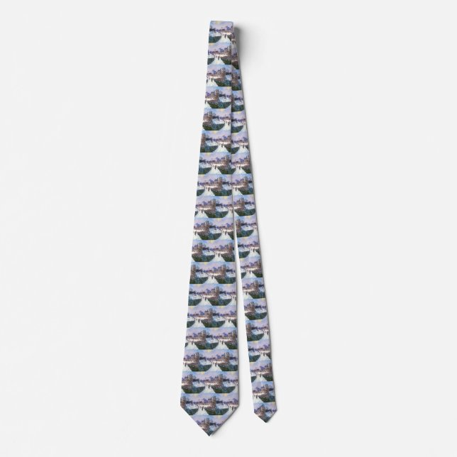 Corbata Bulevar Saint Denis Argenteuil por Claude Monet (Anverso)