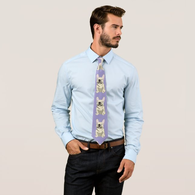 Corbata Bulldog Francés Crema (In situ)