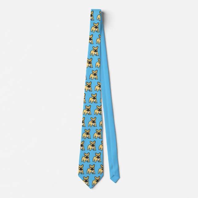 Corbata Bulldog francés Frenchie (Anverso)
