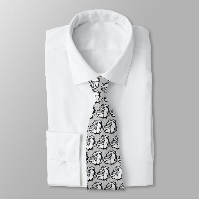 Corbata Bulldoges Mascot Necktie (Atado)