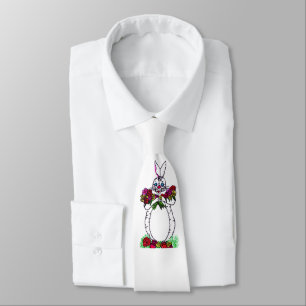 CORBATA BUNNY CON ROSAS