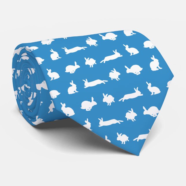 Corbata Bunny Hugger Tie (Azul) (Enrollado)