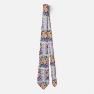 Corbata burbujas felices