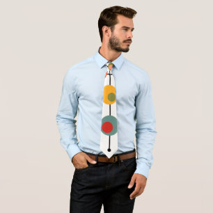 Corbata Burbujas modernas de mediados de siglo