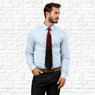 Corbata Burgundy Negro Ombre Moderno