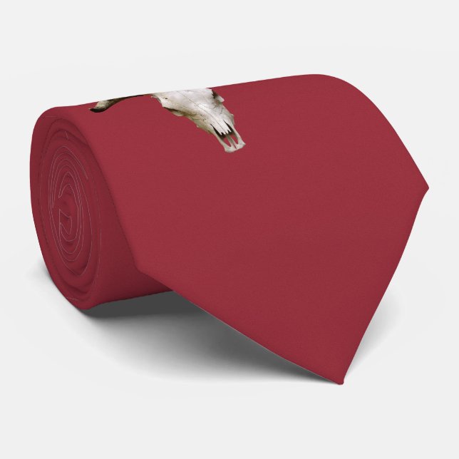 corbata burgundy steull (Enrollado)