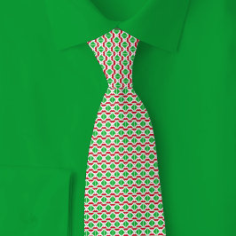 Corbata Burundi Flag Brick Pattern