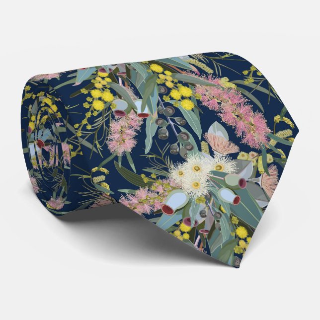 Corbata Bush nativo florece azul real (Enrollado)