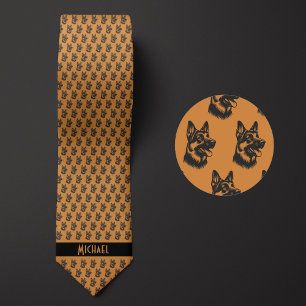 Corbata Butterscotch Brown Pastor alemán