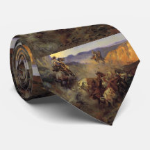 C M Russell The Slick Oar Vintage Western Cowboy