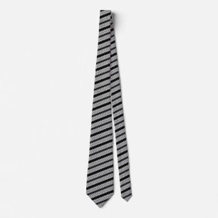 Corbata Caballero elegante - Gris negro