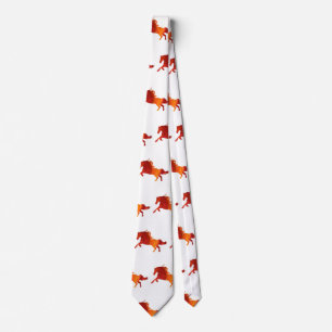 Corbata Caballo elegante del fuego del lazo