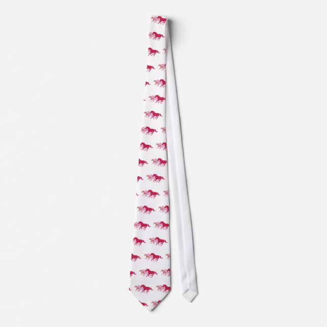 Corbata Caballo en marcha (rojo) (Anverso)