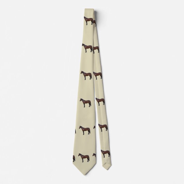Corbata Caballo Morgan de Perfil (Anverso)