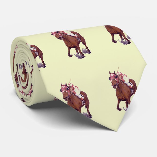 Corbata Caballo Purasangre Clásico (Enrollado)