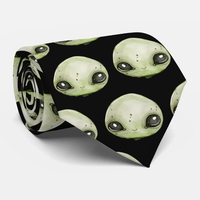 Corbata Cabeza de Alien (Enrollado)