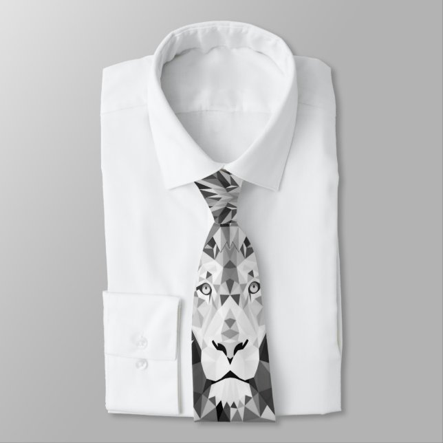 Corbata Cabeza de león geométrica de Guay (Atado)