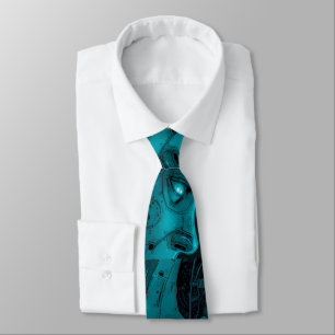 CORBATA CABEZA ROBÓTICA CIBORG