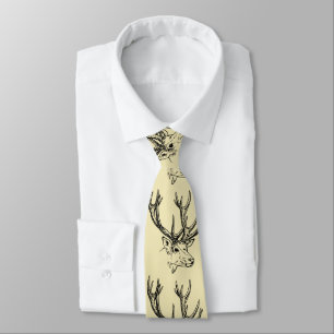 Corbata Cabezas de los ciervos