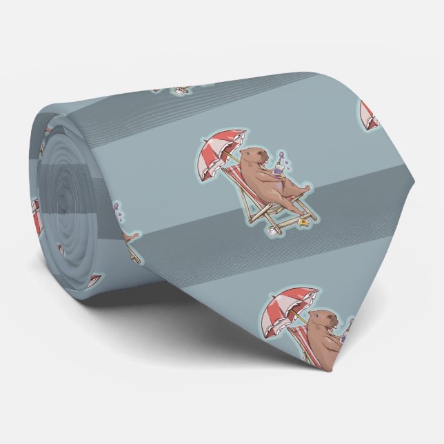 CORBATA CABYBARA HOLIDAY (Enrollado)