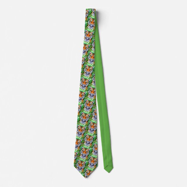 Corbata Cachorro de tigre botánico audaz (Anverso)