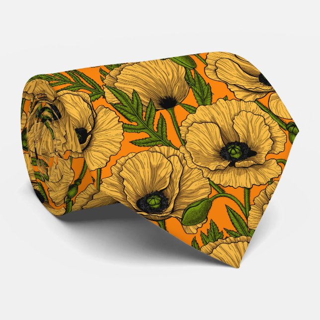 Corbata Cachorros amarillos (Enrollado)