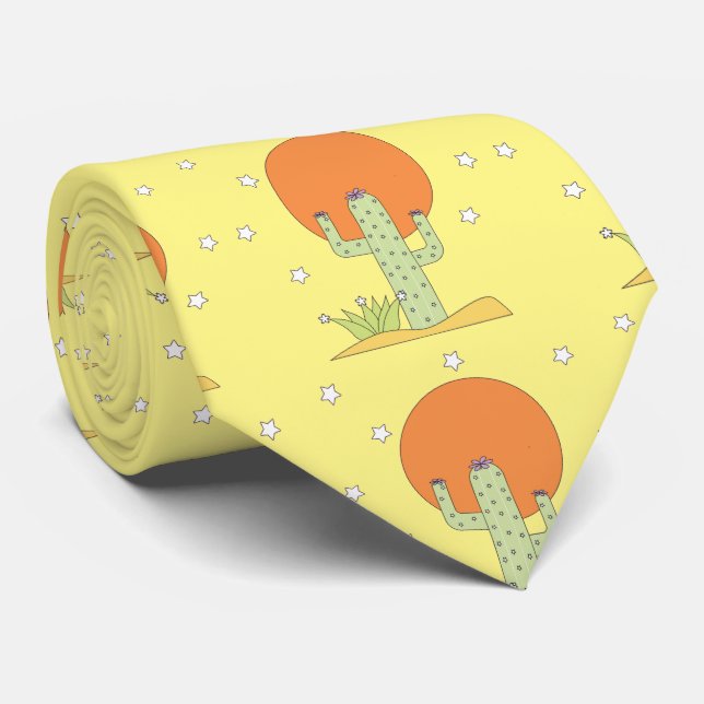 Corbata Cactus del desierto Sun Thunder_Cove (Enrollado)