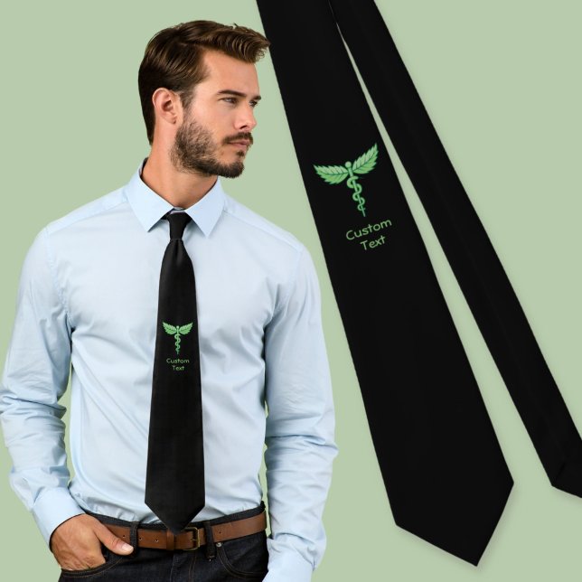 Corbata Caduceo con Hojas (Subido por el creador)