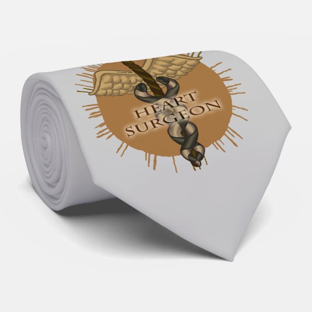 Corbata caduceo de cirujano cardíaco (Enrollado)
