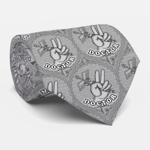 Corbata Caduceo médico de la paz