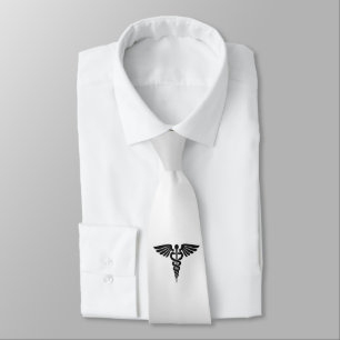 Corbata Caduceus de Silver Medical