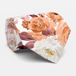 Corbata Cae el Naranja de color de agua de PixDezines Rosa