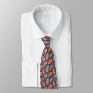 Corbata Caer de plumas