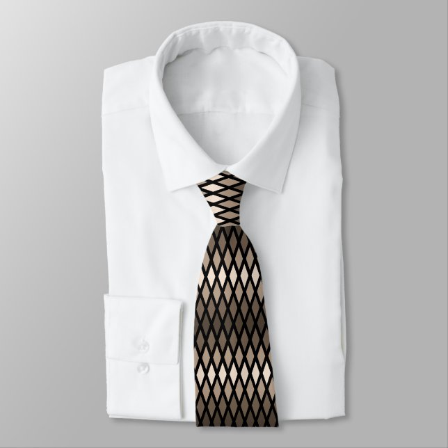Corbata Café Diamond Ombre (Atado)