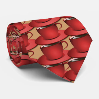 Corbata Café Rojo Cafe Neck Tie