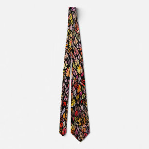Corbata Caída de las hojas de otoño