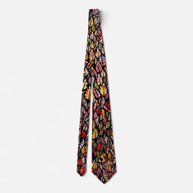 Corbata Caída de las hojas de otoño (Reverso)